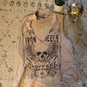 Graphic Cut Out Tank